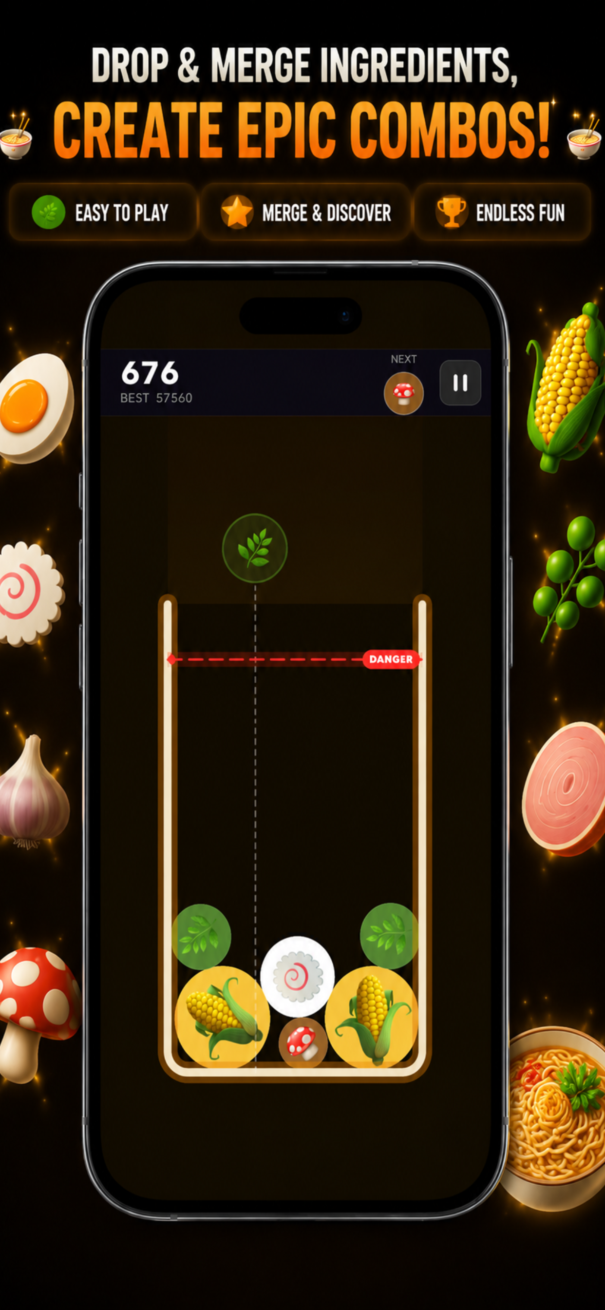 Noodle Drop : Ramen Merge screenshot 3